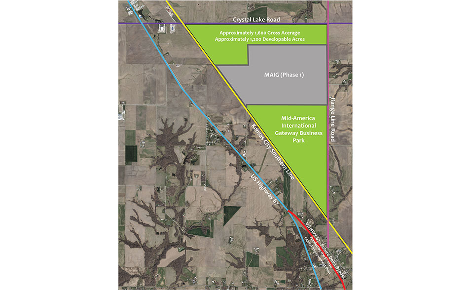 Mid America International Gateway Aerial.