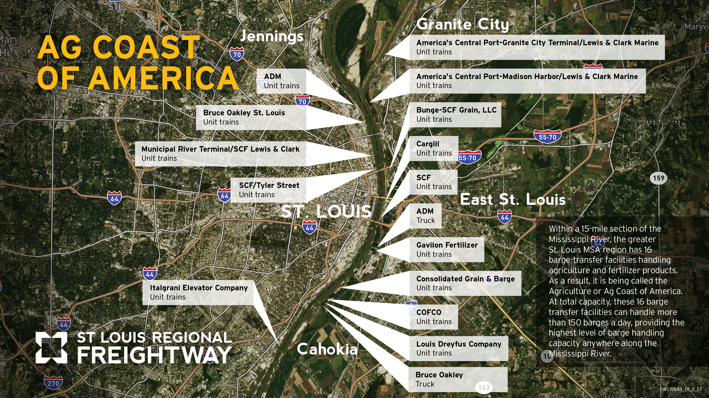 AG Coast of America map