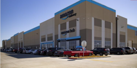 The Amazon fulfillment center at Gateway TradePort Logistics Park.