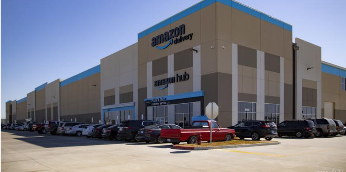 The Amazon fulfillment center at Gateway TradePort Logistics Park.