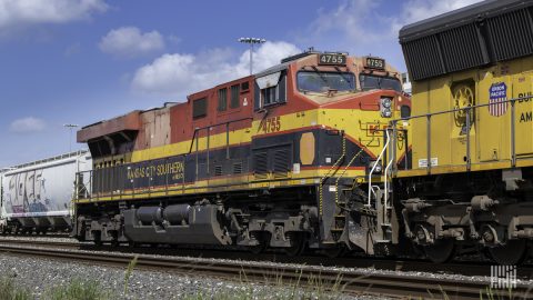 A Canadian Pacific-Kansas City Southern freight train. (Photo: Jim Allen/FreightWaves)