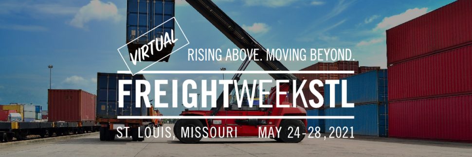 FreightWeekSTL 2021 logo with the dates May 24-28, 2021