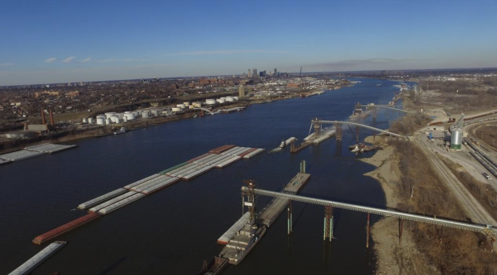 The new Bruce Oakley Terminal in Cahokia is the 16th terminal to open in the St. Louis port along the Mississippi River.