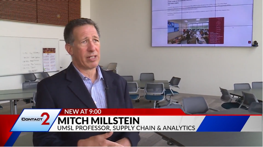 University of Missouri–St. Louis, Associate Director of the College of Business’ Center for Business and Industrial Studies and professor of Supply Chain Management Department answers questions on the news.
