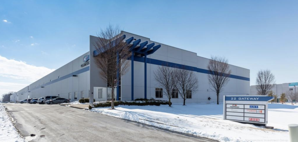 The warehouse at 22 Gateway Commerce Center was bought by a New Jersey investor, Moxie Equities.
