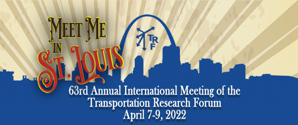 Logo for the 63rd Annual Meeting of the Transportation Research Forum