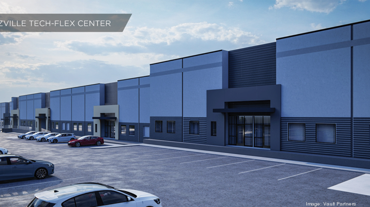 This rendering shows the finished design of a new warehouse in St. Charles County.
