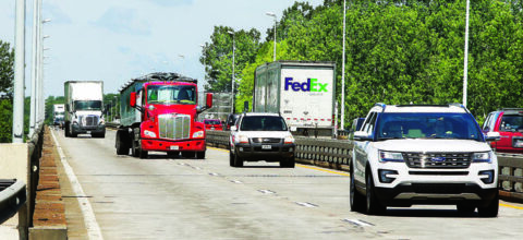 Photo of the Chain of Rocks Bridge on Interstate 270