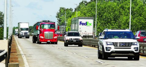 Photo of the Chain of Rocks Bridge on Interstate 270