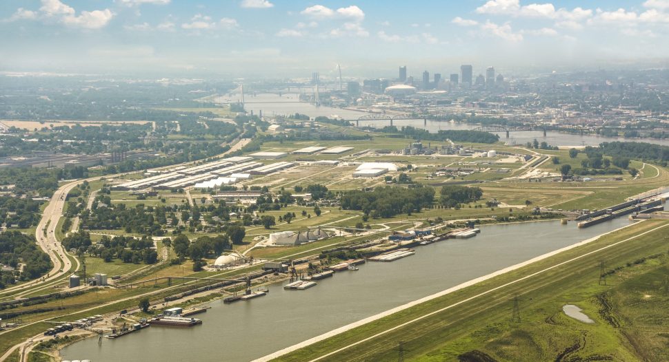 Aerial photo of America's Central Port