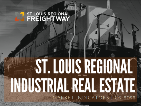 Cover page for the St. Louis Regional Freightway Industrial Real Estate Market Report