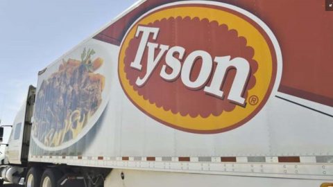 Tyson Foods 53-foot trailer.