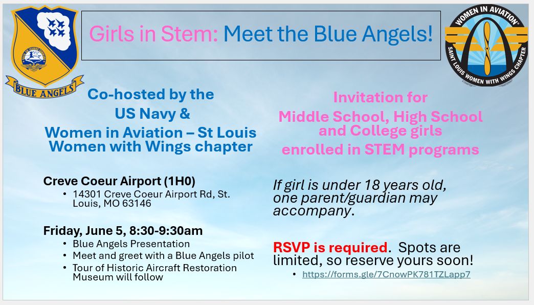 Girls in STEM - Meet a Blue Angel