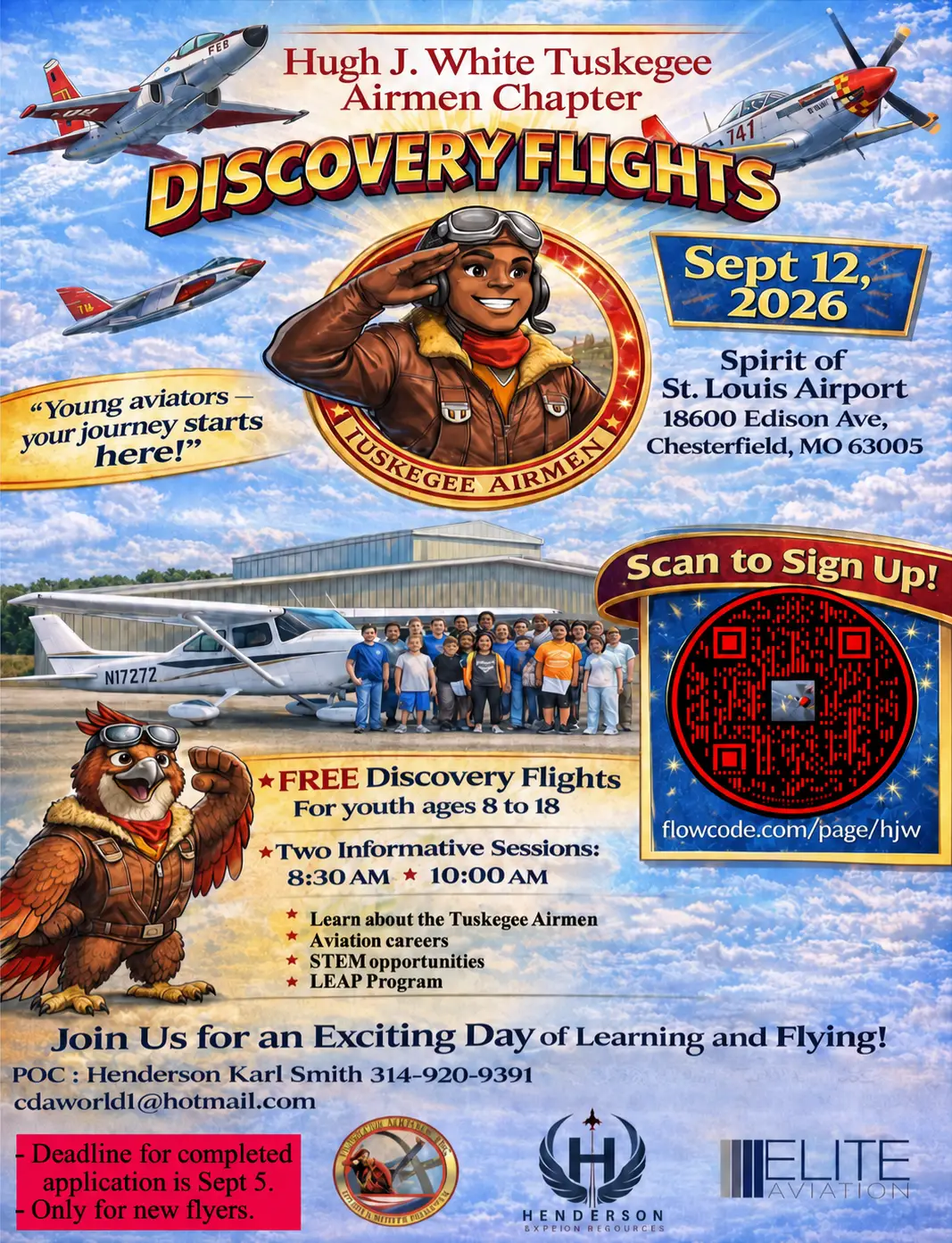 Discovery Flights | Hugh J. White Tuskegee Airmen Chapter