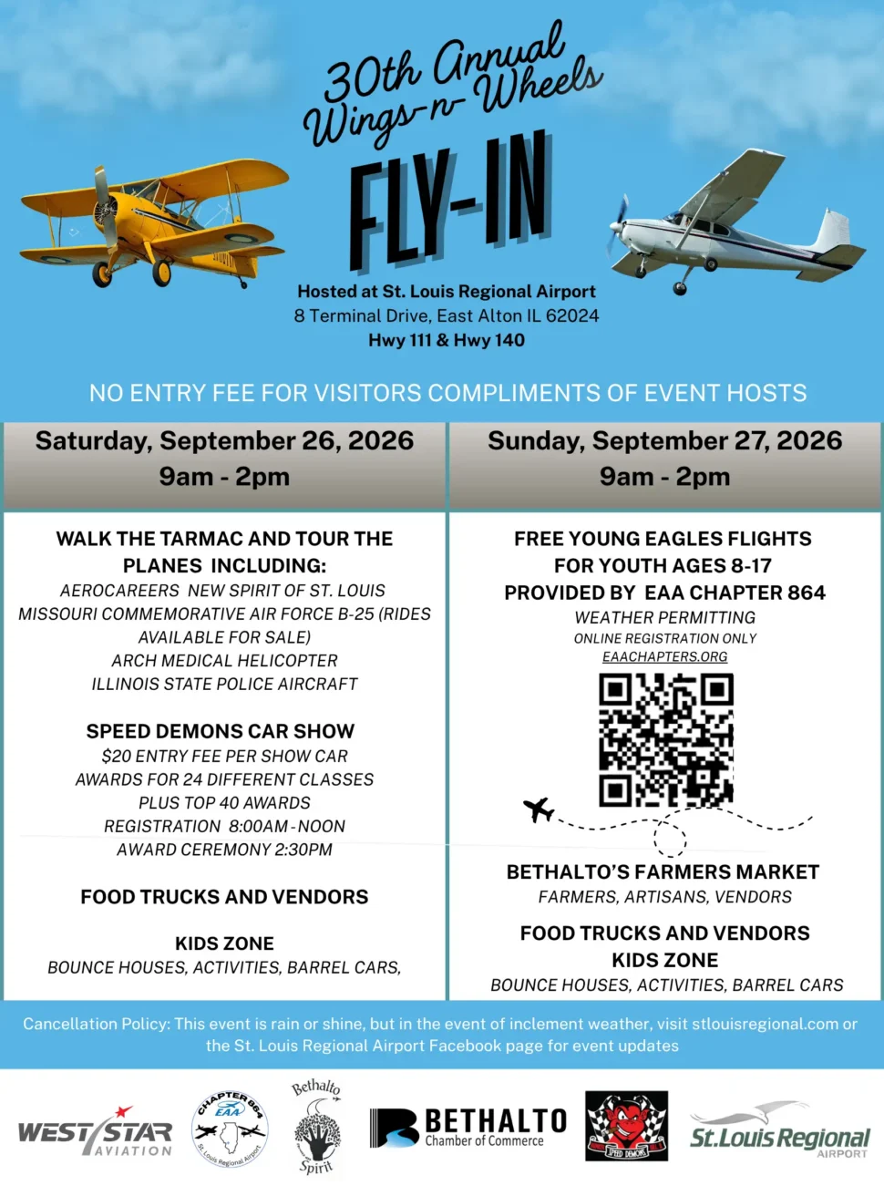 30th annual wings-n-wheels fly-in flyer