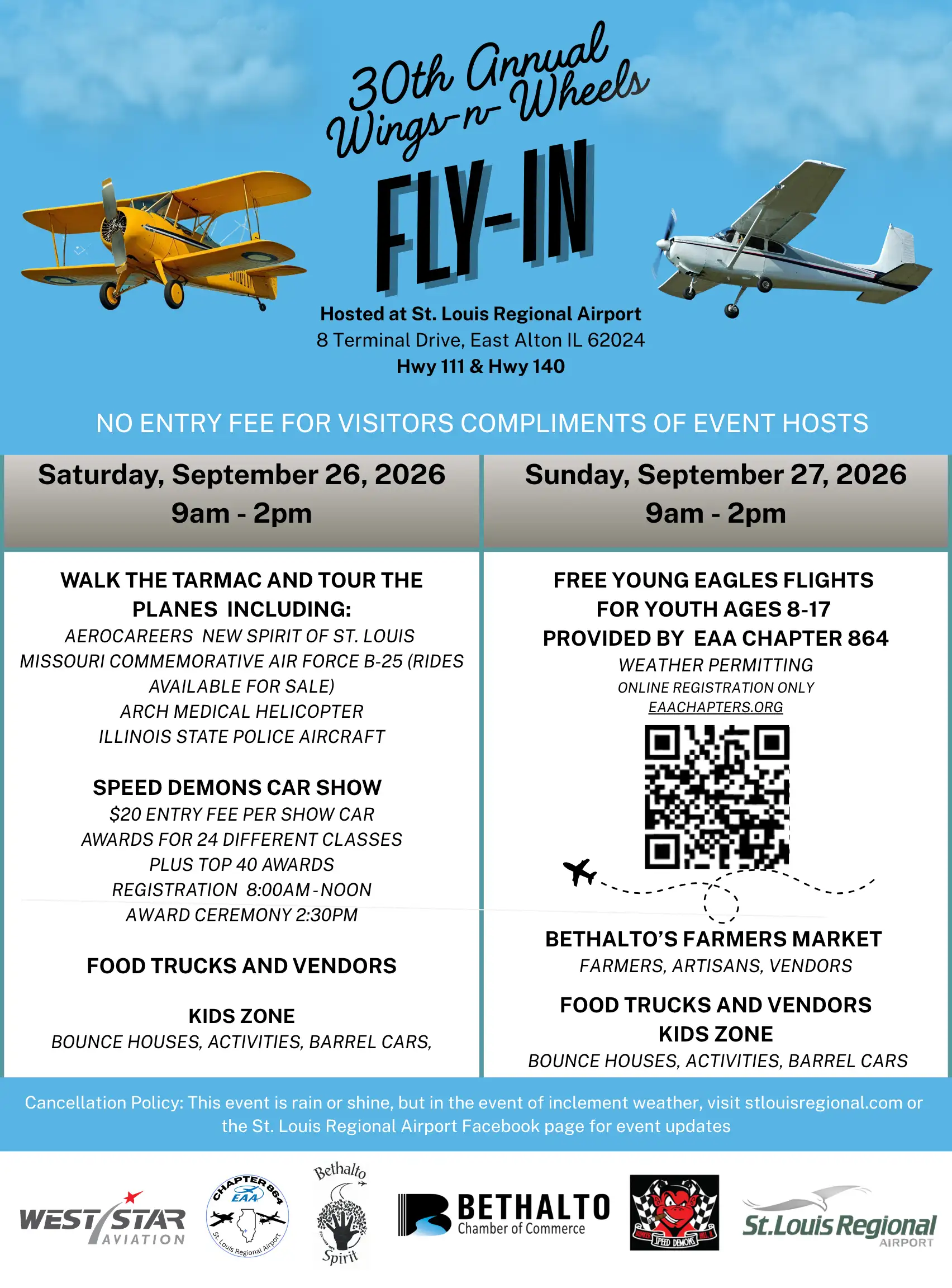 30th Annual Wings-N-Wheels Fly-in Event