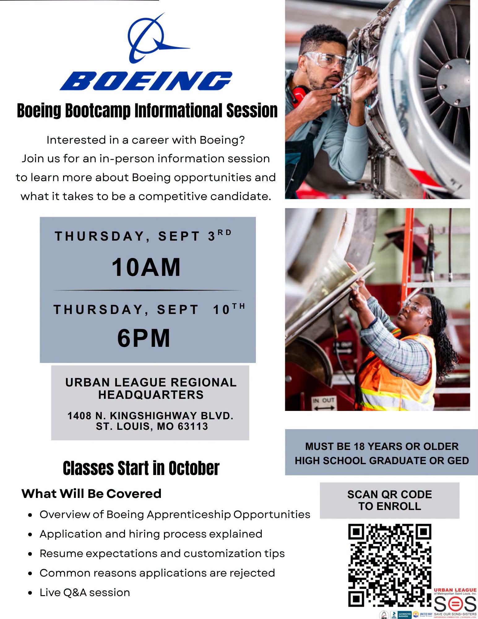 Boeing Bootcamp Information Session